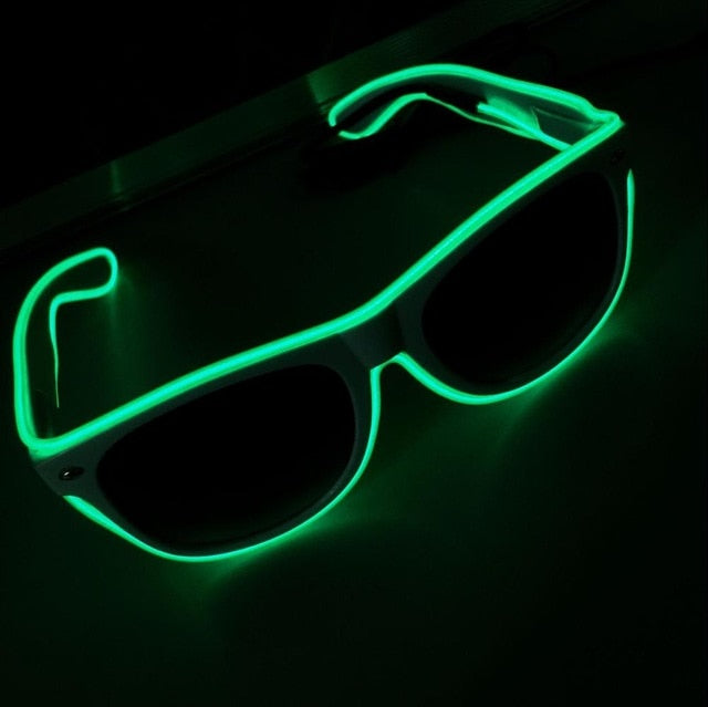 Flashing EL Wire LED Glasses