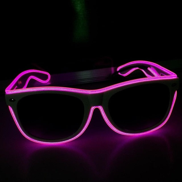 Flashing EL Wire LED Glasses