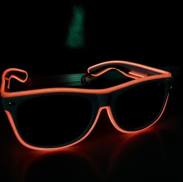 Flashing EL Wire LED Glasses