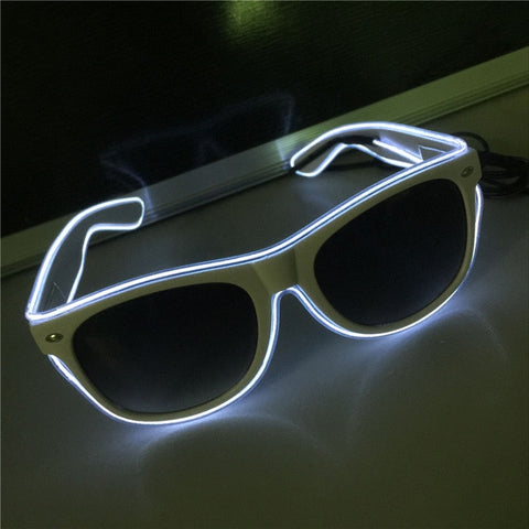 Flashing EL Wire LED Glasses