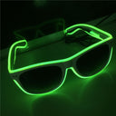 Flashing EL Wire LED Glasses