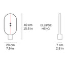 Ellipse Magnetic mid-air Switch USB LED lamp