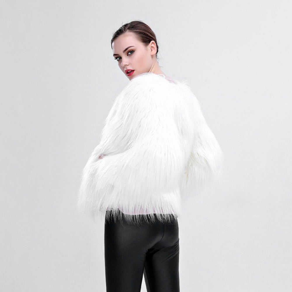 Winter Fur LED Coat Jacket