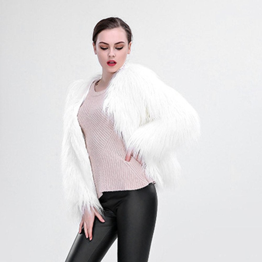 Winter Fur LED Coat Jacket