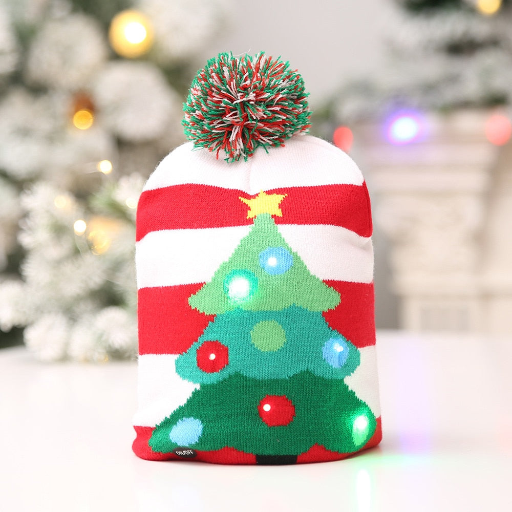 Kids & Adult LED Xmas Hat