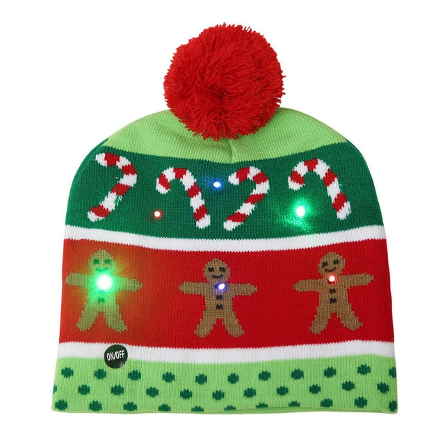Kids & Adult LED Xmas Hat