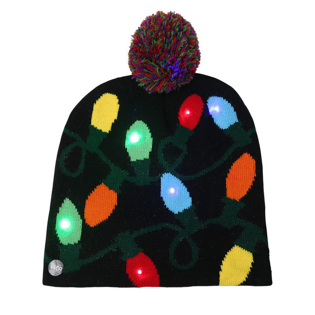 Kids & Adult LED Xmas Hat