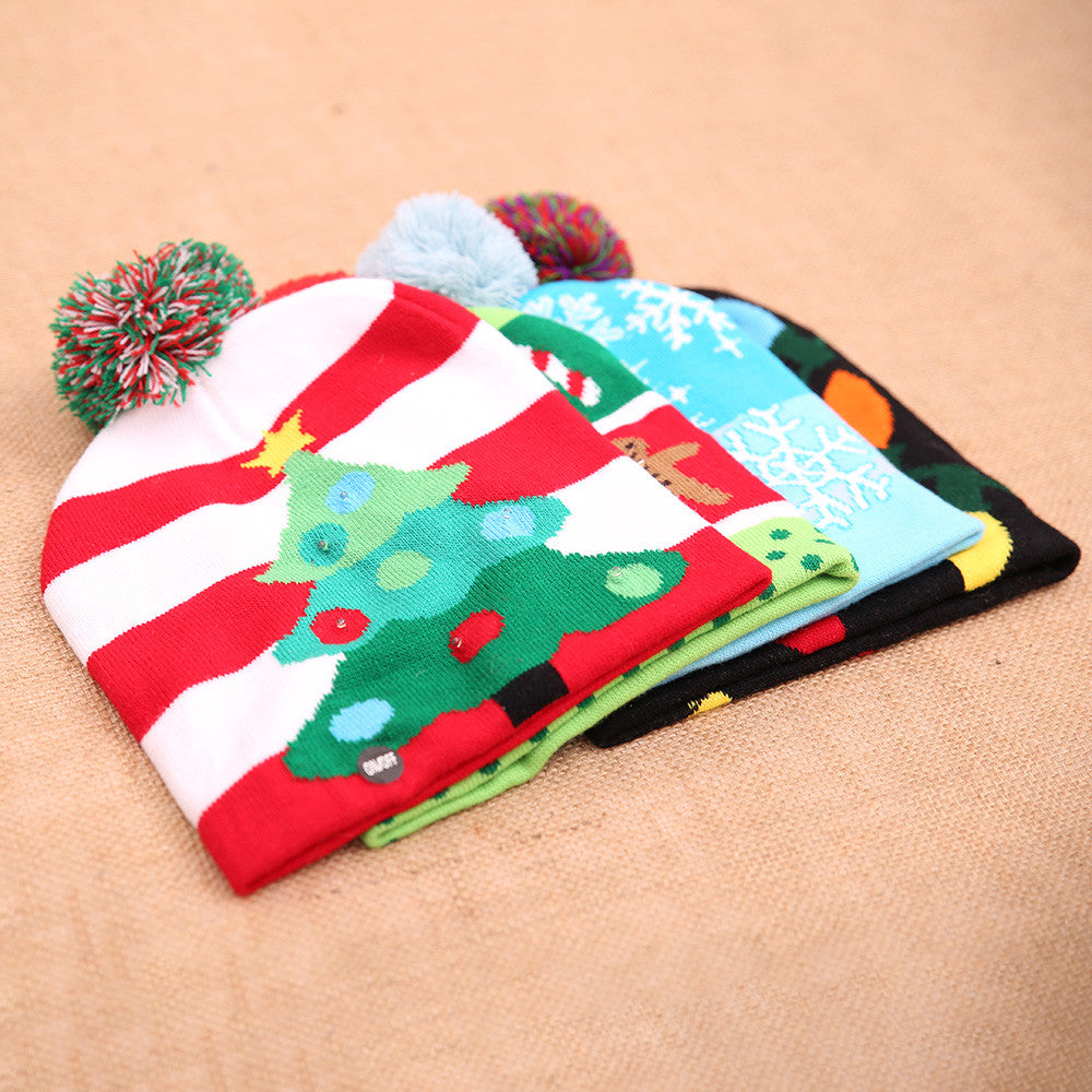 Kids & Adult LED Xmas Hat