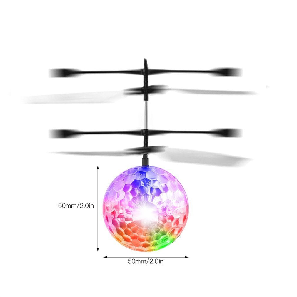 Kids RC Flying Ball LED Mini Helicopter