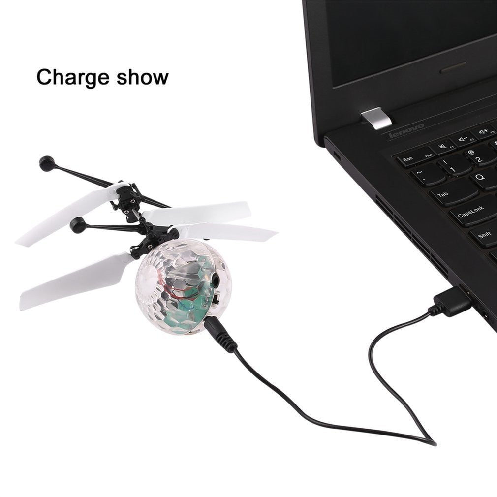 Kids RC Flying Ball LED Mini Helicopter