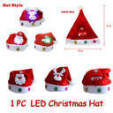 Kids LED Santa Claus Hat