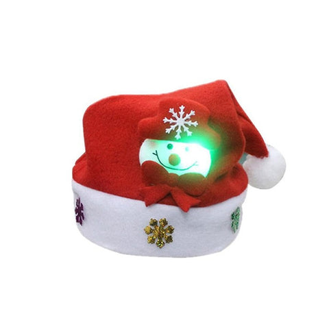 Kids LED Santa Claus Hat