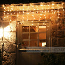 LED Icicle Curtain Window Waterfall Fairy String