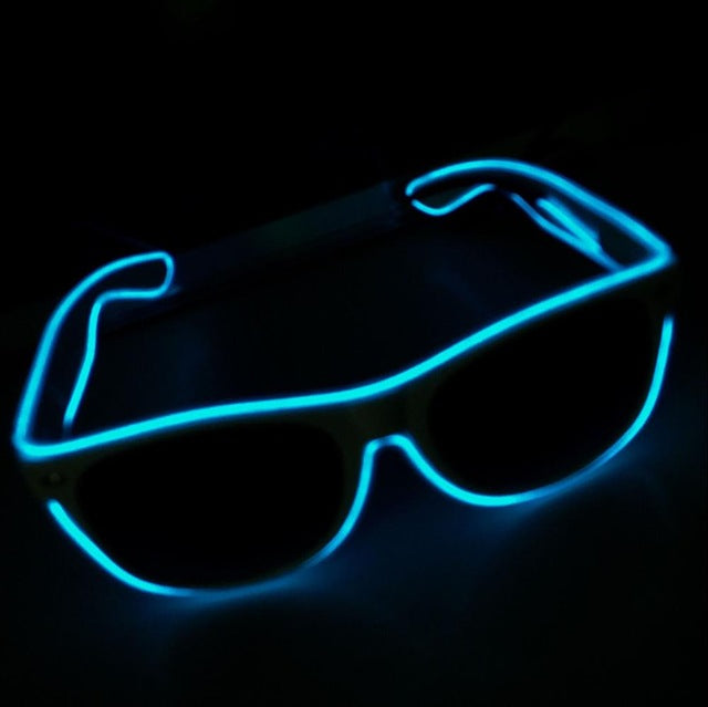 Flashing EL Wire LED Glasses