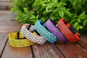 Nylon Safety Glowing LED Pet Collar Night