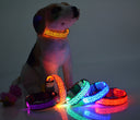 Nylon Safety Glowing LED Pet Collar Night
