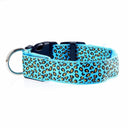 Nylon Safety Glowing LED Pet Collar Night