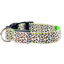 Nylon Safety Glowing LED Pet Collar Night