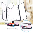 LED Touch Screen 22 Light Makeup Mirror