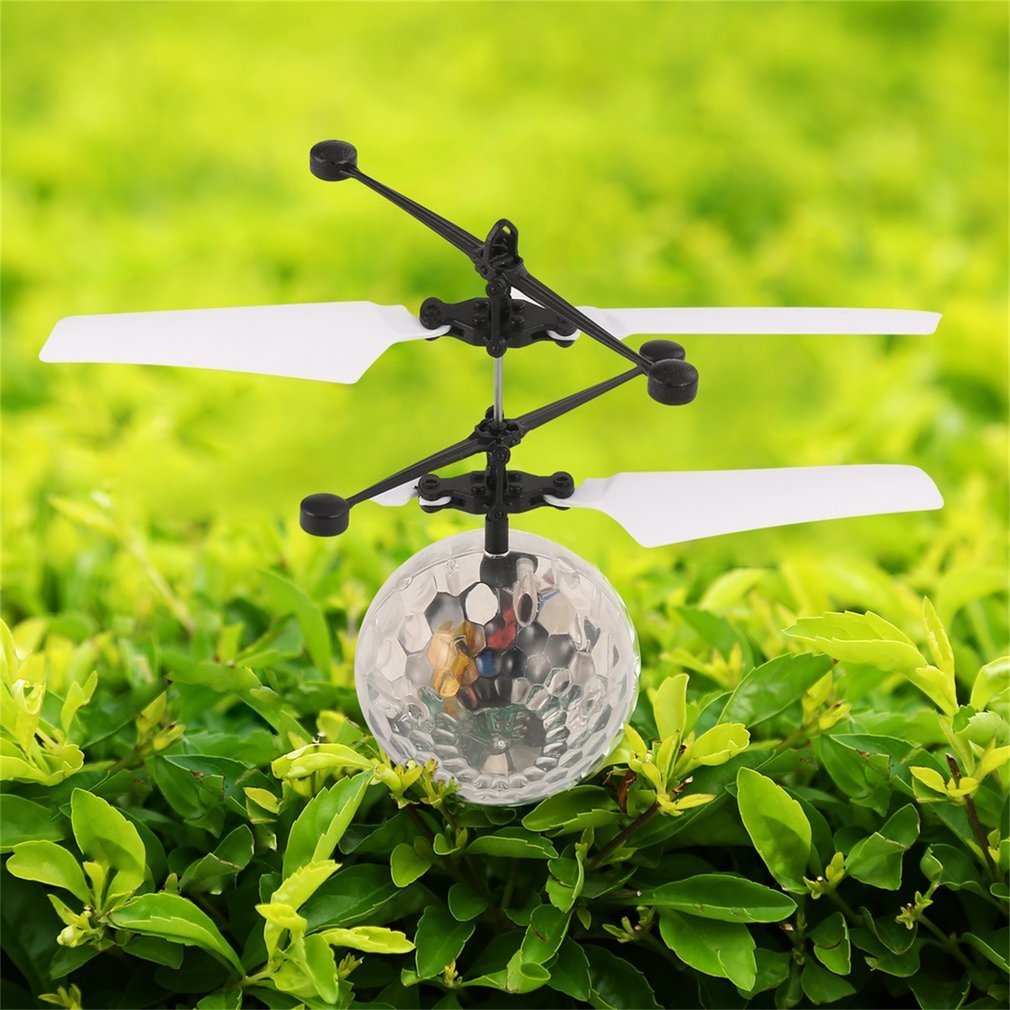 Kids RC Flying Ball LED Mini Helicopter